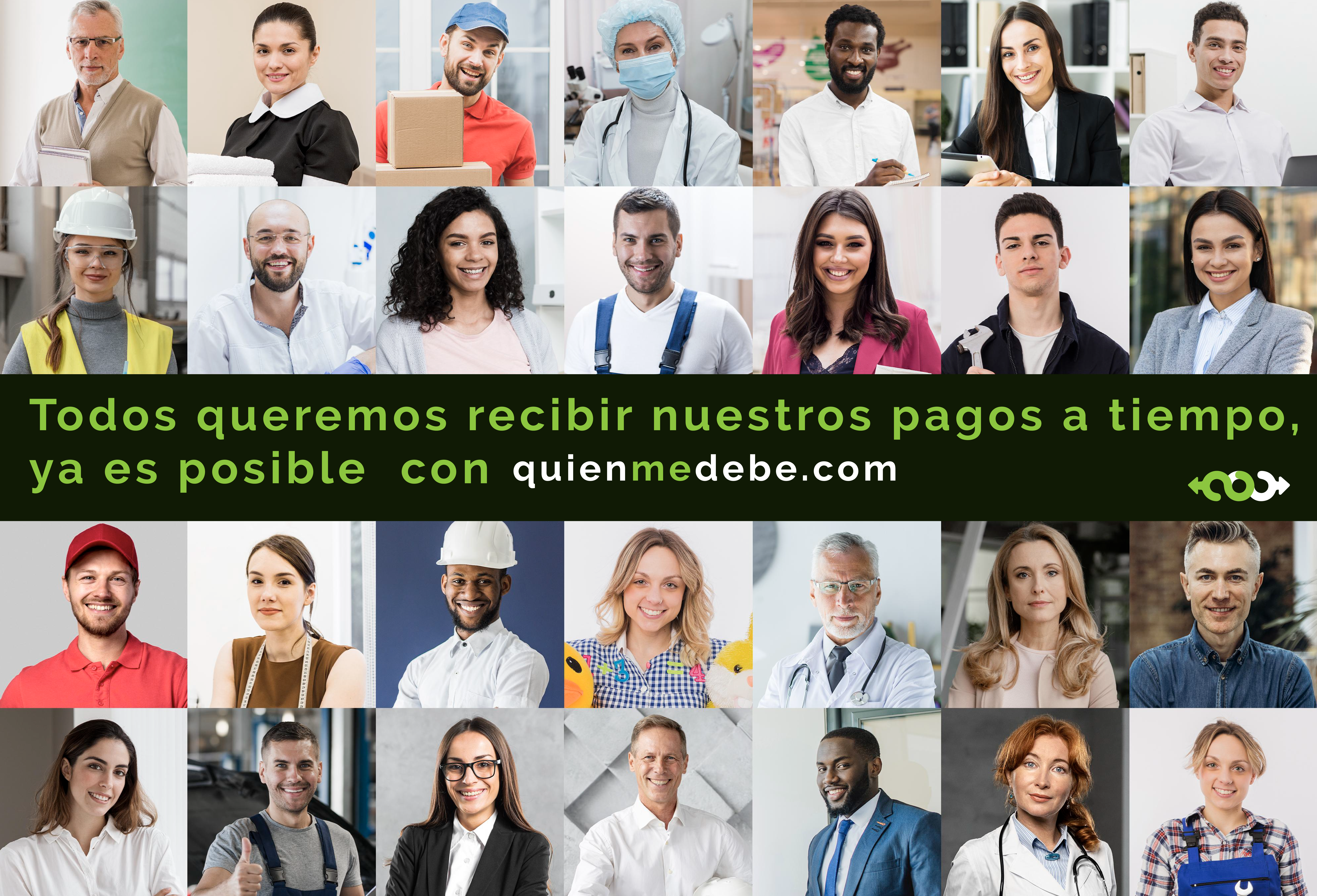 Profesionales de distintas industrias